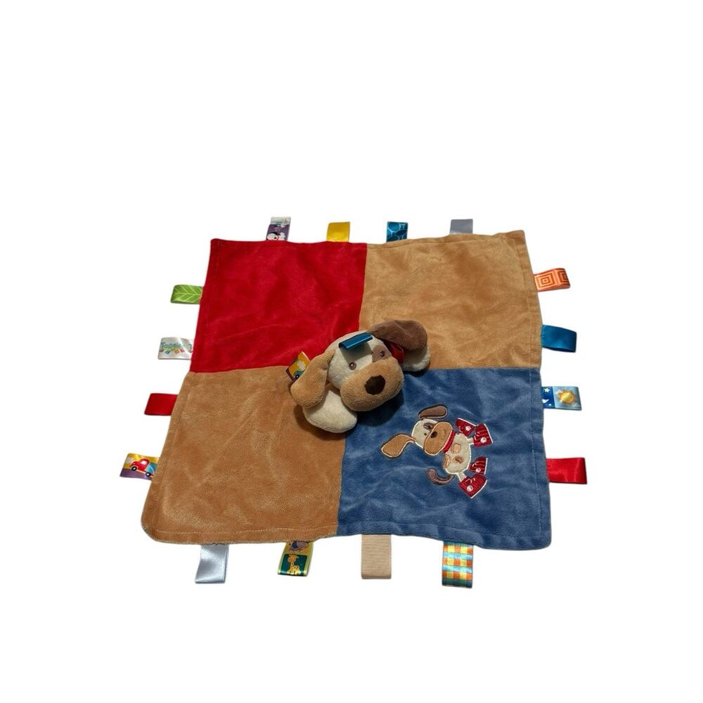 Mary Meyer Taggies Signature Buddy Dog Baby Plush Security Blanket Lovey